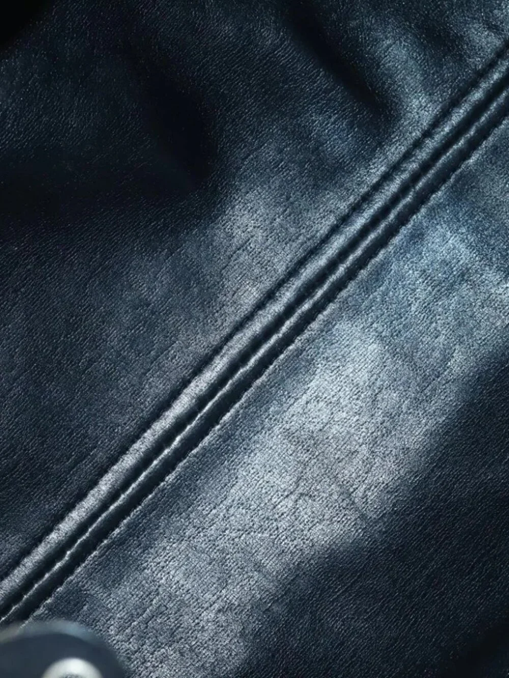 Christian Dior Trotter Canvas Boston Bag Navy Silver - Picture 13 of 15